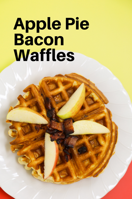 Apple Pie Bacon Waffles